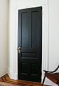 Love this black door: 