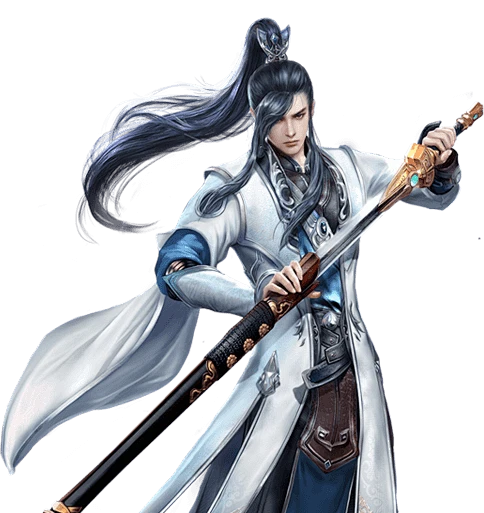 仙侠武侠原画角色素材 (50)-花瓣网