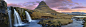 General 3840x1200 nature landscape waterfall mountain