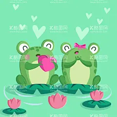 青蛙   - 源文件下载【酷图网】青蛙,田鸡,动物,卡通画,手绘