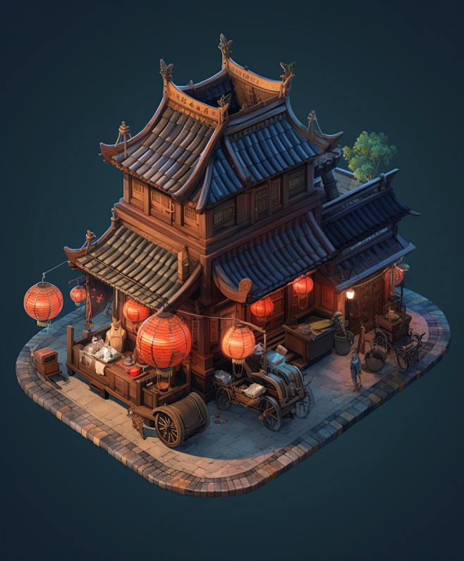 An isometric view of universal base for miniatures of 18th cede1a0f