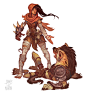 Wasteland Denizens for Pathfinder's People of the Wastes, James Loy Martin : Copyright Paizo