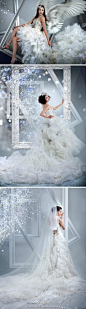 

：三款来自施华洛的超奢华水晶婚纱，将璀璨之美展现到极致
