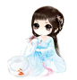 #Q版#古风#萌#小金鱼你能实现我的愿望么