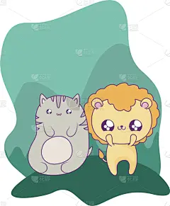 可爱的,狮子,动物,猫,野生动物,农场,儿童,婴儿,幸福,创造力