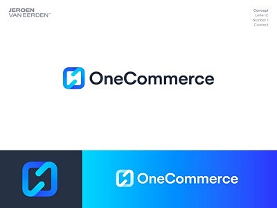 OneCommerce-徽标设计IT技术...