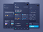 Cryptocurrency Wallet钱包用户界面移动莱特币金融黑暗加密货币比特币应用程序