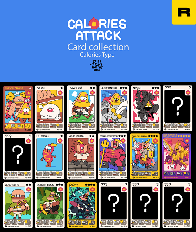 calories card fastfo...