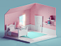 Quick Cute Room : quick render to pass the time between projects