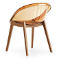 Calligaris Bloom Chair w/ Wood Legs