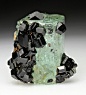 Schorl with Beryl var. Aquamarine from Namibia