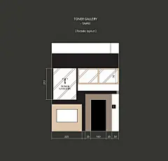 Toner Gallery－LOGO &amp; 店招 : Toner Gallery為藝術家Gary Tu所開設之藝廊，分別在台中與台北設下據點，為展覽與教畫場所，致力推廣時尚水彩。