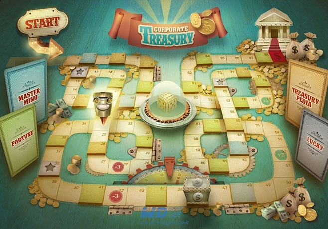 Treasury大富翁游戏-分享 - UI资源 - WD艺术官方网站--最专业的CG资源网站 - Powered by Discuz!图片_X ...