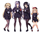 动漫3921x3071动漫女孩连裤袜长发学校制服Torriet Genshin Impact Fischl（Genshin Impact）科庆（Genshin Impact）Klee（Genshin Impact）Mona（Genshin Impact）