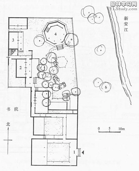 [转载]中国古典园林平面图（二）图片_景观花园庭院图片素材-花瓣网