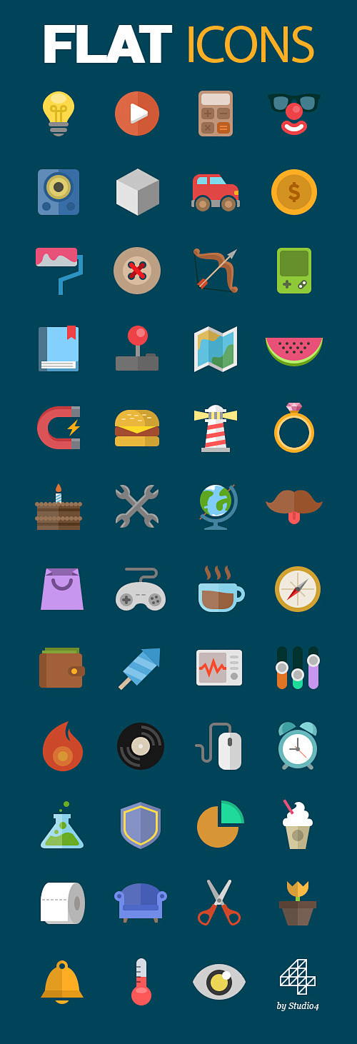 Free flat icons (Vec...