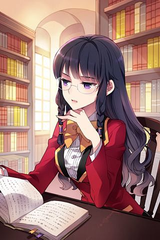 #图片来源于网络# 动漫二次元少女 萌妹...