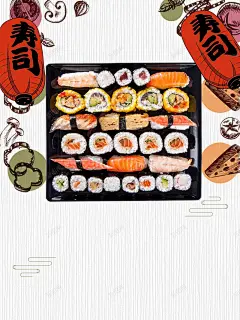 正宗料理美味寿司海报设计背景模板 背景 设计图片 免费下载 页面网页 平面电商 创意素材