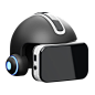 VR Helmet 3D Illustration