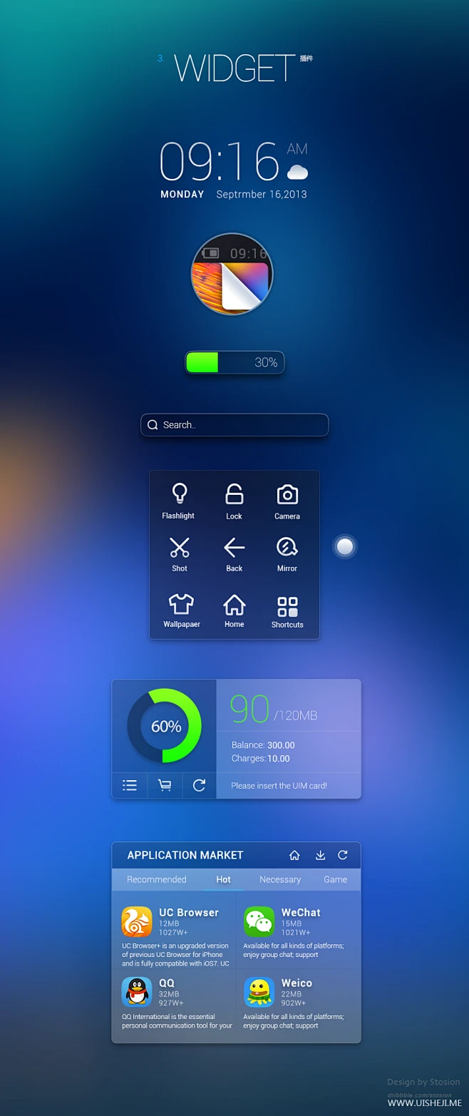 http://www.uisheji.me/ui.php?id=52#share WIDGET插件 UI,设计,UI设计,插件,图标,图标设计 ...