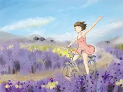 楚王妃  的插画 薰衣草