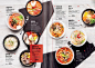 Design menu for Korean restaurant on Behance