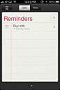 Reminders / iOS