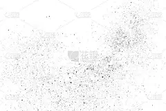 白色背景上的黑色颗粒状纹理。灰尘覆盖。深色噪音颗粒。矢量设计元素, 插图, eps 10.