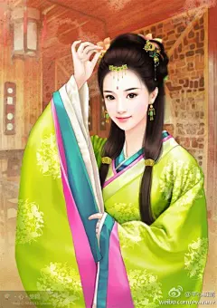 芊心_看图_古装手绘美女图片吧_百度贴吧