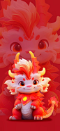 原图壁纸：龙年吉祥物-今日头条