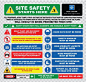 Site safety starts here or site safety electrical sign template. signs collection