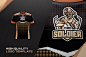 电子竞技Logo军人士兵设计模板 SOLDIER – E-Sports Logo Creator设计素材模板