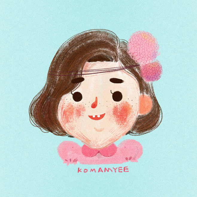 【女插画师KOMANYEE插画】—— 小...