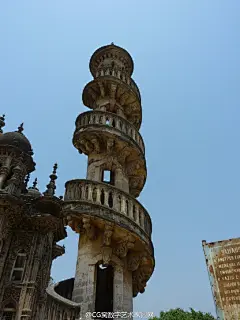印度伊斯兰哥特式， mahabat Maqbara，Juna... 来自CG窝插画原画手绘板绘画游戏美术 - 微博