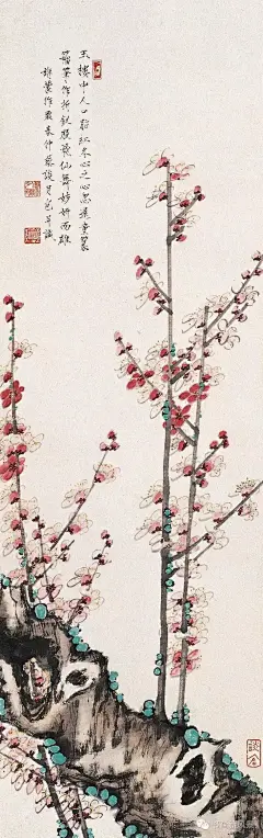 谈月色画梅
《梅花》北宋 王琪
不受尘埃半点侵，竹篱茅舍自甘心。
只因误识林和靖，惹得诗人说到今。