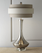 John-Richard Collection Neutral Orbit-Shade Table Lamp