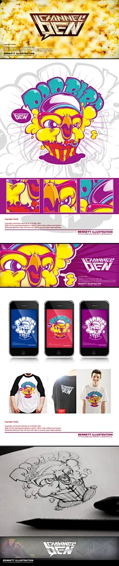 潮流插画 涂鸦237