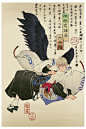 #阴阳师手游#   #浮世绘阴阳师图谱#  @网易阴阳师手游 浮世绘系列第一波
剩下的CP19前有时间就画，肝本子去了
先上9宫格，为防亲妈都不认识→按照顺序-茨木童子-酒吞童子-鬼女红叶-姑获鸟-大天狗-山兔-莹草-鬼使白-鬼使黑
第二波呼声高的式神先画
