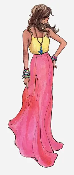 时尚街拍高清素材 卡通 夏天 女生 度假 手绘 插画 模特 街拍 免抠png 设计图片 免费下载