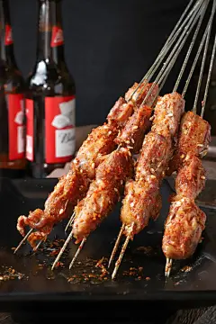 美团外卖烧烤店烤串美食图片