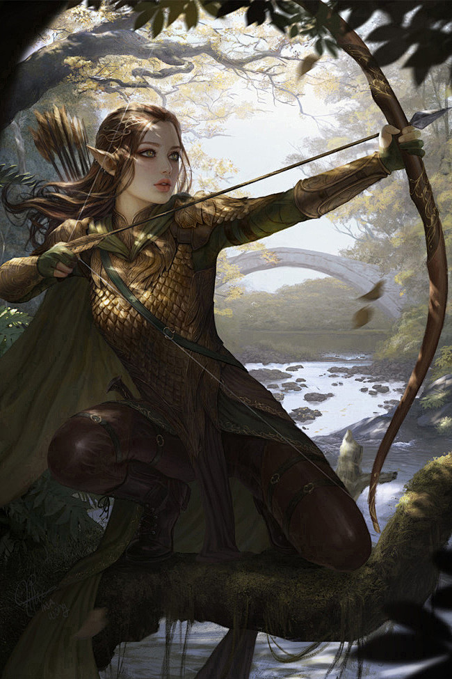 北欧神话-精灵：精灵往往被描绘成拥有稍长的尖耳、手持弓箭、金发碧眼、高大且与人类体型相似的日耳曼人的形象，这是因为他们首次作为一个种族，是出现 ...