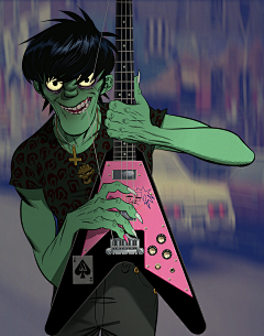 BUQIU不求采集到【画集】Gorillaz