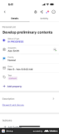 ClickUp screen