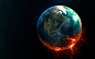 Earth fire globes knowing wallpaper