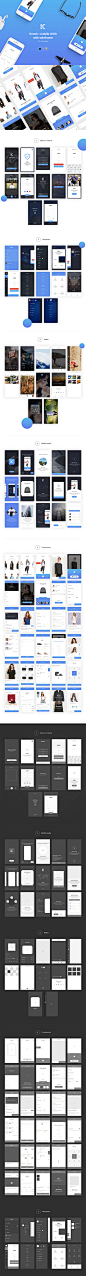 耳目一新的APP UI KITS& 线框图Wireframe套装下载链接: https://pan.baidu.com/s/1W8Mr9IrLx4tp3NaOFM-pPQ 提取码: 加V：916530997