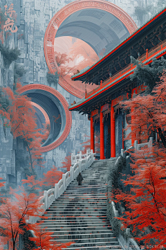 鹤辞雪采集到插画