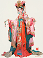 彩梦华服 | 角色设计 | 古风服设插画