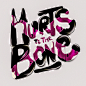 Lettering Experiments : Lettering works applying organic textures and using extreme contrasting colours.Mixed technique with Illustrator and Photoshop.
