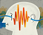 Nature - Wave Therapy : illustration for Nature UK about studying brain waves