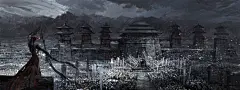 《盗墓笔记》场景手绘稿